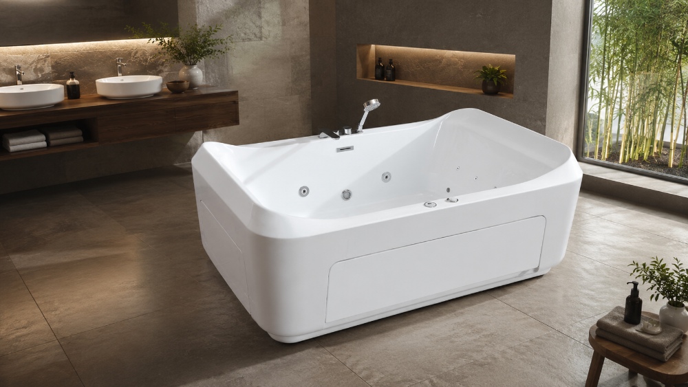 2 Person Whirlpool Bathtub vs Standard Jetted Tub: What Changes in Comfort and Space?