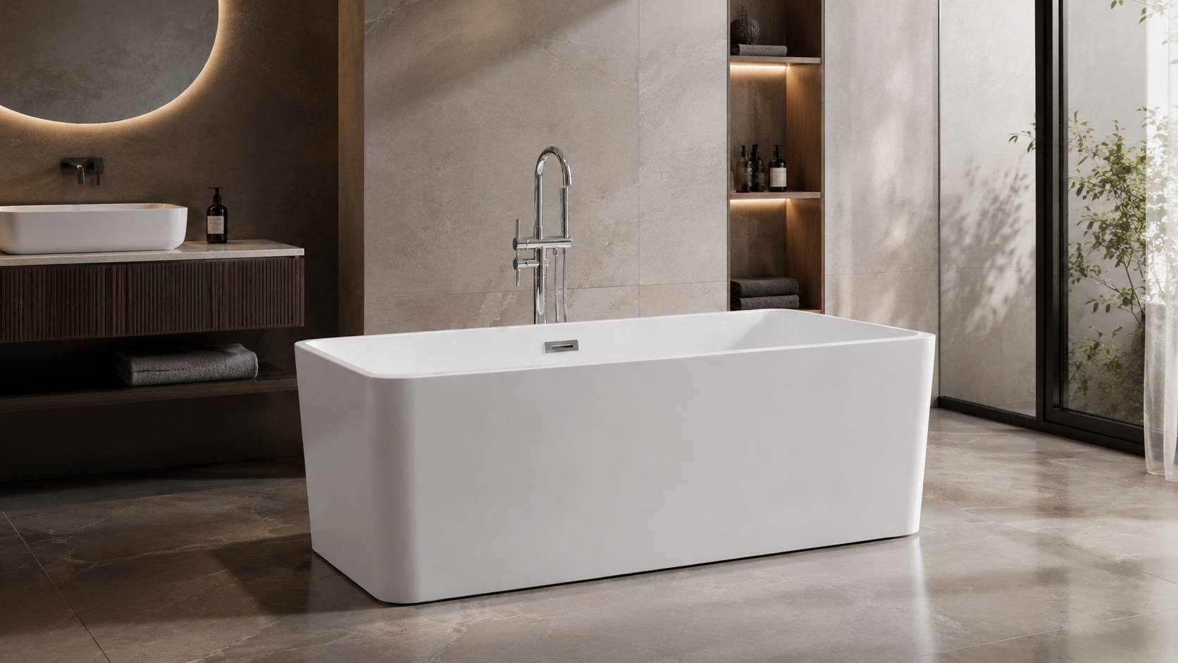 Acrylic vs Stone Resin Freestanding Bathtub: Which Works Better for Hotel and Villa Projects?