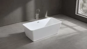 Minimalist Acrylic Freestanding Bathtub