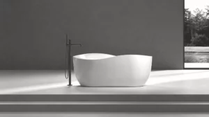 Freestanding bathtub installation