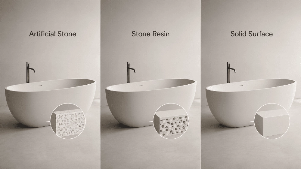 bathtub material comparison