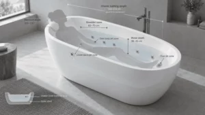 single person whirlpool bathtub fit